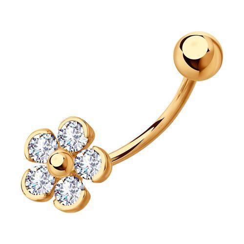 Пирсинг SOKOLOV, красное золото 585 проба (SOKOLOV, Россия) — от 730.51 руб. в сети магазинов 7 карат забронировать в магазине Пирсинг SOKOLOV, красное золото 585 проба