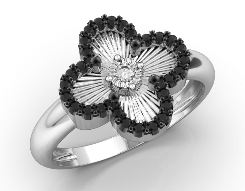 Кольцо декоративное Excelent, белое золото 585 проба, вставка бриллиант (Excelent, Россия) — от 2634.47 руб. в сети магазинов 7 карат забронировать в магазине Кольцо декоративное Excelent, белое золото 585 проба, вставка бриллиант