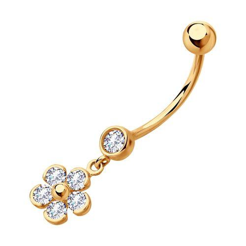 Пирсинг SOKOLOV, красное золото 585 проба (SOKOLOV, Россия) — от 926.10 руб. в сети магазинов 7 карат забронировать в магазине Пирсинг SOKOLOV, красное золото 585 проба