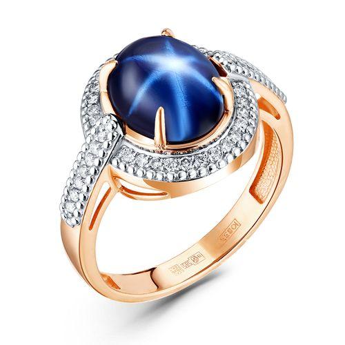 Кольцо декоративное Era Jewelry, красное золото 585 проба, вставка сапфир (Era Jewelry, Россия) — от 4248.50 руб. в сети магазинов 7 карат забронировать в магазине Кольцо декоративное Era Jewelry, красное золото 585 проба, вставка сапфир