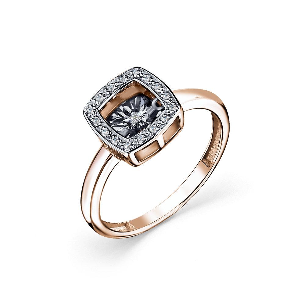 Кольцо декоративное Grigoriev, красное золото 585 проба, вставка бриллиант (Grigoriev, Россия) — от 3009.12 руб. в сети магазинов 7 карат забронировать в магазине Кольцо декоративное Grigoriev, красное золото 585 проба, вставка бриллиант