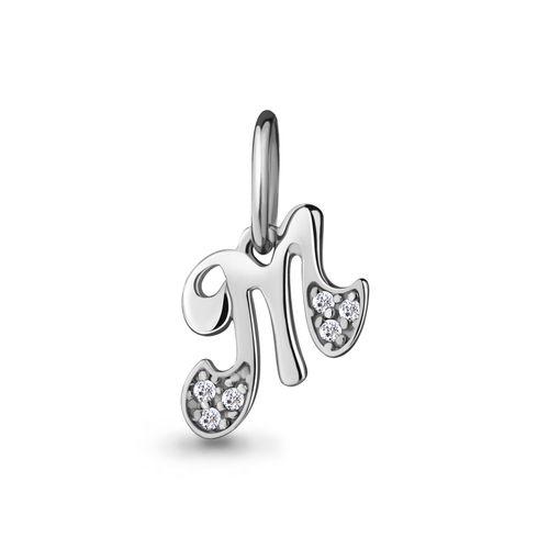 Подвеска буква Aquamarine,  серебро 925 проба, вставка фианит (Aquamarine, Россия) — от 22.64 руб. в сети магазинов 7 карат забронировать в магазине Подвеска буква Aquamarine,  серебро 925 проба, вставка фианит