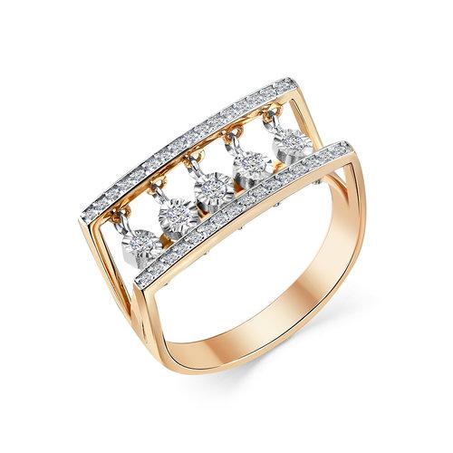 Кольцо декоративное Grigoriev, красное золото 585 проба, вставка бриллиант (Grigoriev, Россия) — от 5055.66 руб. в сети магазинов 7 карат забронировать в магазине Кольцо декоративное Grigoriev, красное золото 585 проба, вставка бриллиант