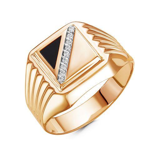 Кольцо печатка Иллада, красное золото 585 проба, вставка фианит (Иллада, Россия) — от 2218.50 руб. в сети магазинов 7 карат забронировать в магазине Кольцо печатка Иллада, красное золото 585 проба, вставка фианит