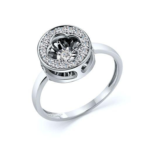 Кольцо декоративное Grigoriev, белое золото 585 проба, вставка бриллиант (Grigoriev, Россия) — от 2701.60 руб. в сети магазинов 7 карат забронировать в магазине Кольцо декоративное Grigoriev, белое золото 585 проба, вставка бриллиант