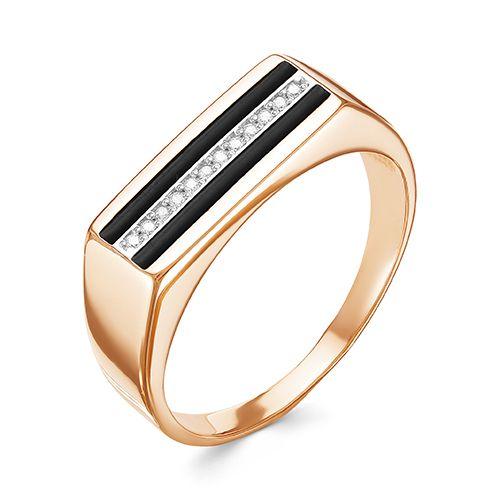 Кольцо печатка ZOLOTYE UZORY, красное золото 585 проба, вставка эмаль/цирконий (ZOLOTYE UZORY, Россия) — от 2649.33 руб. в сети магазинов 7 карат забронировать в магазине Кольцо печатка ZOLOTYE UZORY, красное золото 585 проба, вставка эмаль/цирконий