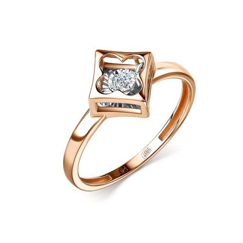 Кольцо декоративное Grigoriev, красное золото 585 проба, вставка бриллиант (Grigoriev, Россия) — от 2580.90 руб. в сети магазинов 7 карат забронировать в магазине Кольцо декоративное Grigoriev, красное золото 585 проба, вставка бриллиант