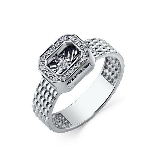 Кольцо декоративное Grigoriev, белое золото 585 проба, вставка бриллиант (Grigoriev, Россия) — от 4548.83 руб. в сети магазинов 7 карат забронировать в магазине Кольцо декоративное Grigoriev, белое золото 585 проба, вставка бриллиант