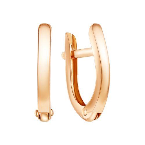 Серьги детские ZOLOTYE UZORY, красное золото 585 проба (ZOLOTYE UZORY, Россия) — от 592.20 руб. в сети магазинов 7 карат забронировать в магазине Серьги детские ZOLOTYE UZORY, красное золото 585 проба