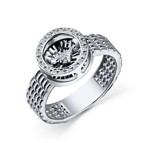 Кольцо декоративное Grigoriev, белое золото 585 проба, вставка бриллиант (Grigoriev, Россия) — от 5084.31 руб. в сети магазинов 7 карат забронировать в магазине Кольцо декоративное Grigoriev, белое золото 585 проба, вставка бриллиант