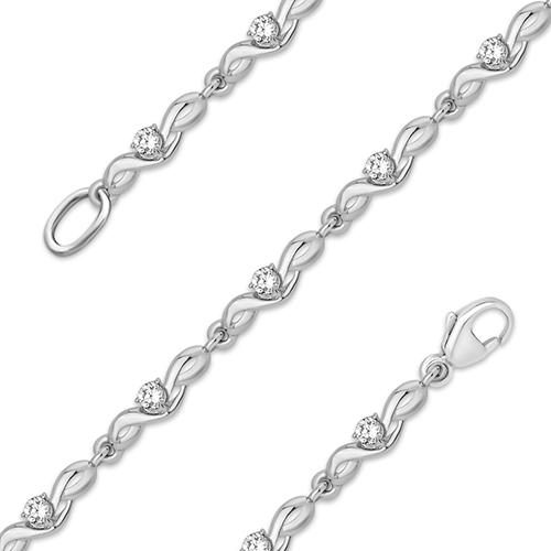 Браслет ролекс Efremov, серебро 925 проба, вставка фианит (Efremov, Россия) — от 154.82 руб. в сети магазинов 7 карат забронировать в магазине Браслет ролекс Efremov, серебро 925 проба, вставка фианит