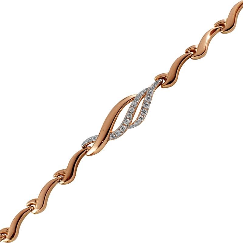 Браслет ролекс SANIS, красное золото 585 проба, вставка фианит (SANIS, Россия) — от 2317.68 руб. в сети магазинов 7 карат забронировать в магазине Браслет ролекс SANIS, красное золото 585 проба, вставка фианит