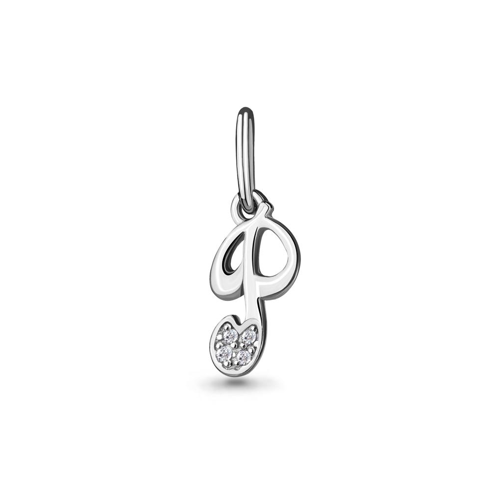 Подвеска буква Aquamarine,  серебро 925 проба, вставка фианит (Aquamarine, Россия) — от 9.99 руб. в сети магазинов 7 карат забронировать в магазине Подвеска буква Aquamarine,  серебро 925 проба, вставка фианит