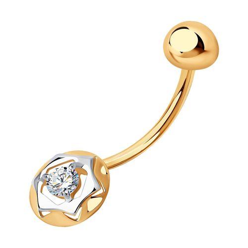 Пирсинг SOKOLOV, красное золото 585 проба (SOKOLOV, Россия) — от 552.42 руб. в сети магазинов 7 карат забронировать в магазине Пирсинг SOKOLOV, красное золото 585 проба